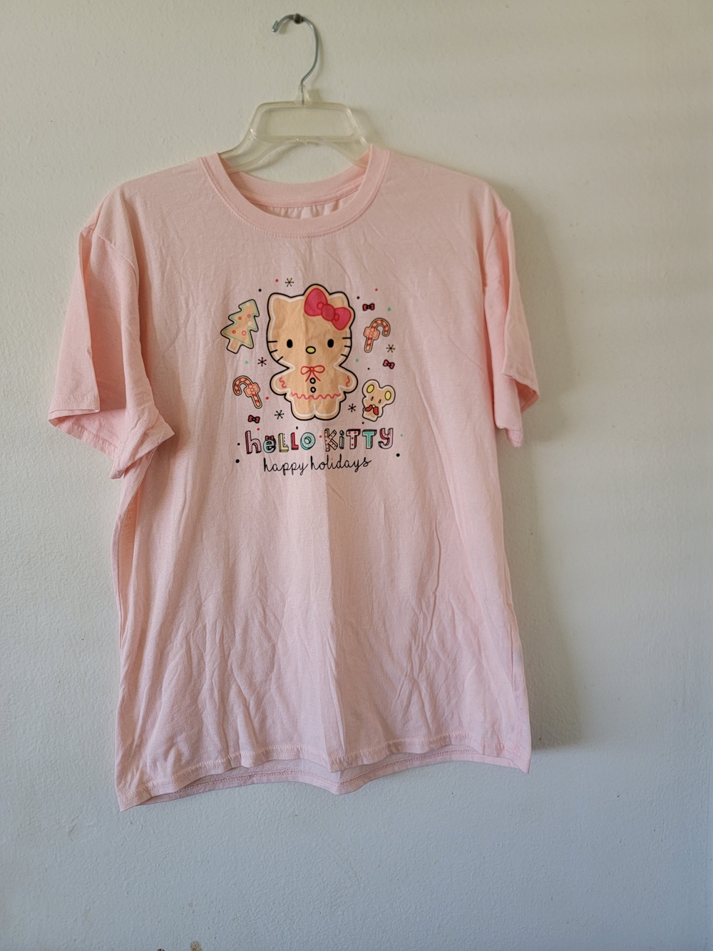 Hello Kitty Light Pink Holiday Graphic Tee
